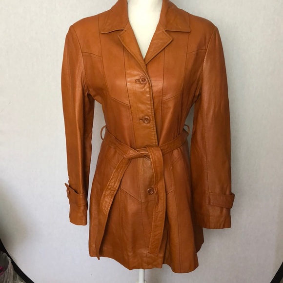Wilsons Leather Jackets & Blazers - Vtg Wilson’s leather leather trench